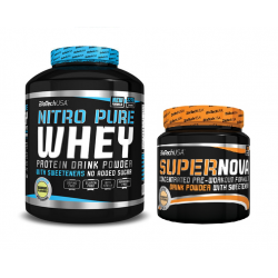BIOTECH USA Nitro Pure Whey 2270 gram + SuperNova 282 gram